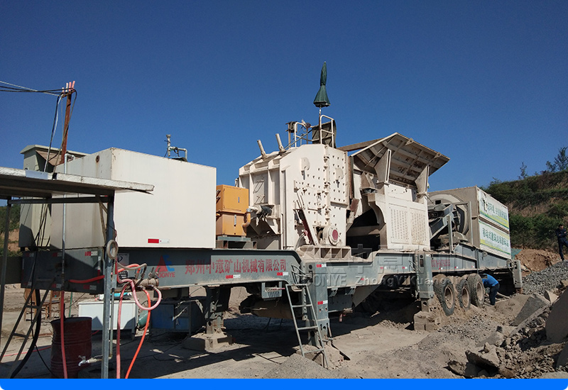 建筑垃圾處理現場